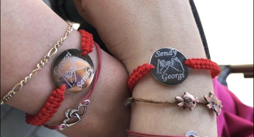 Set de 2 bratari Pinky Promise si initiale la alegere BPC014 photo review